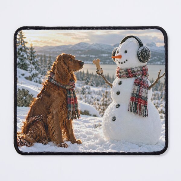 Item preview, Snowman Holding a Dog Bone designed and sold by Maria Dryfhout.
