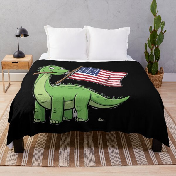 Item preview, Brontosaurus USA Flag Kids 4th Of July America designed and sold by sidleytetip.