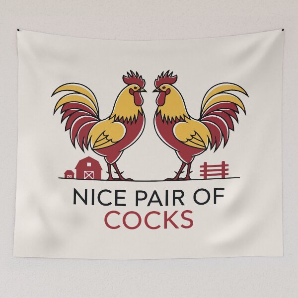 Item preview, Nice Pair Of Cocks Vintage Farmhouse Rooster designed and sold by Amir Faysal.