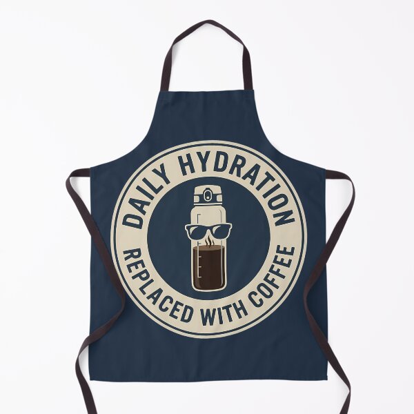Item preview, Funny Water Bottle Daily Hydration Coffee Badge designed and sold by DripCultureLab.