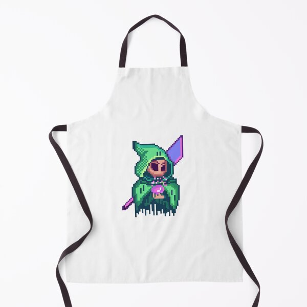 Item preview, Green Mage Pixel Art - Hooded Sorcerer RPG designed and sold by RetroRlx.