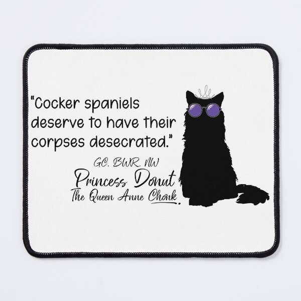 Item preview, Princess Donut Smushed on cocker spaniels designed and sold by pastichedesign.