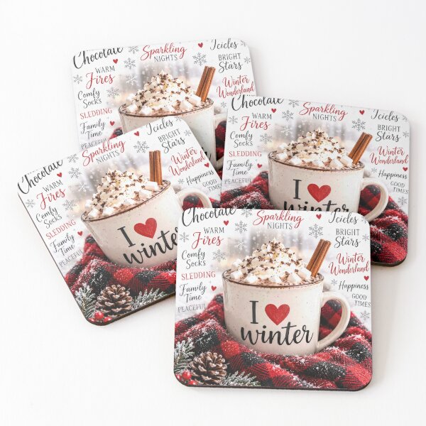 Item preview, Hot Cocoa with Marshmallows and Cinnamon Stick designed and sold by Maria Dryfhout.