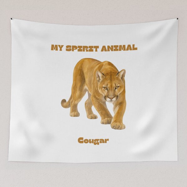 Item preview, My Spirit Animal - Cougar designed and sold by LoveWhatYouDo.
