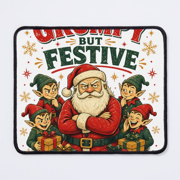 Item preview, Grumpy But Festive Santa and Elves designed and sold by LV-creator.