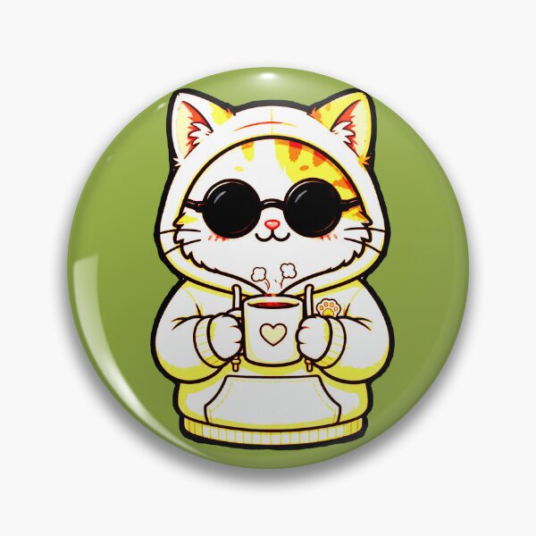 Item preview, Cool Cat Coffee | Cat in Hoodie | Cool Cat Coffee | Aesthetic Cat designed and sold by AstronautMerch.