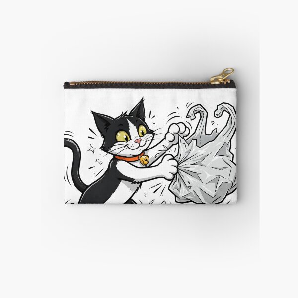 Item preview, I'm Not a Hot Mess I'm a Spicy Disaster — Funny Black and White Cat designed and sold by Topher and Tux.