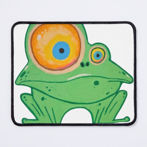 Item preview, Giant Eye Frog - Trippy Psychedelic Toad designed and sold by Frekbadwolf.