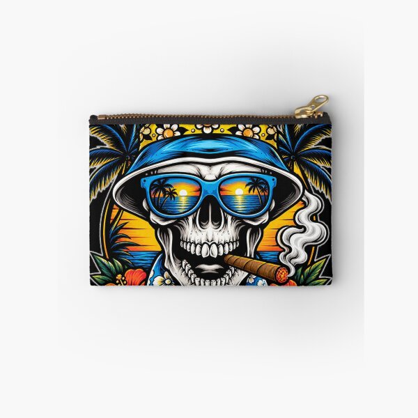 Item preview, Tropical Skull Summer Vibes Cigar Art designed and sold by THAT-ONE-TEE.