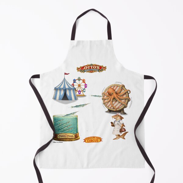 Item preview, Otto's Wheel of Danger: Vintage Circus Animal Parody designed and sold by MissTerryWoman.