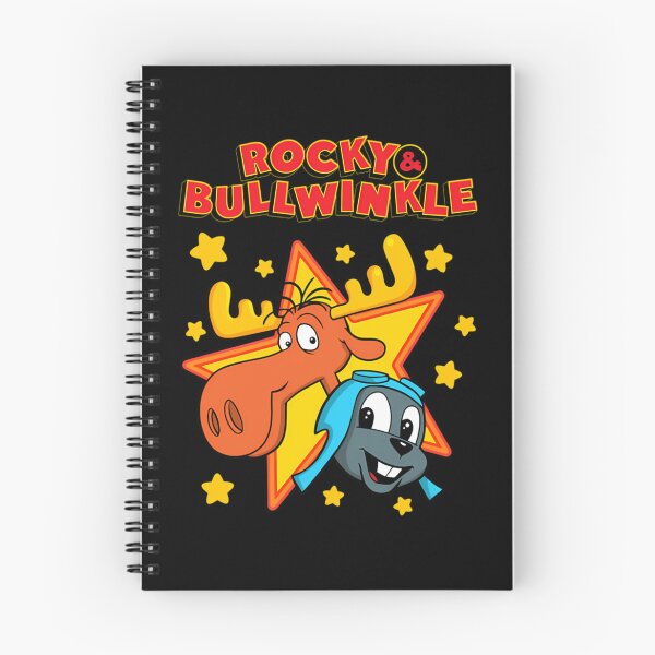 Item preview, Rocky And Bullwinkle Retro Starburst Cartoon Design designed and sold by MichaelReed-Art.