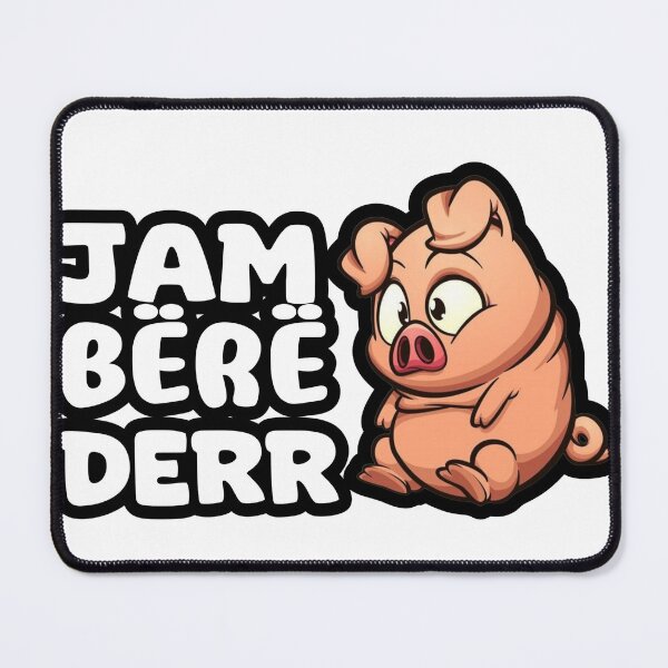 Item preview, Jam bere derr Funny Albanian Quote designed and sold by StickytimeAl.
