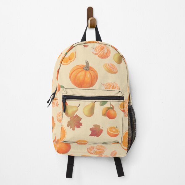 Item preview, Autumn Oranges Mandarins And Pumpkins Pattern designed and sold by The-NOKU-Co.