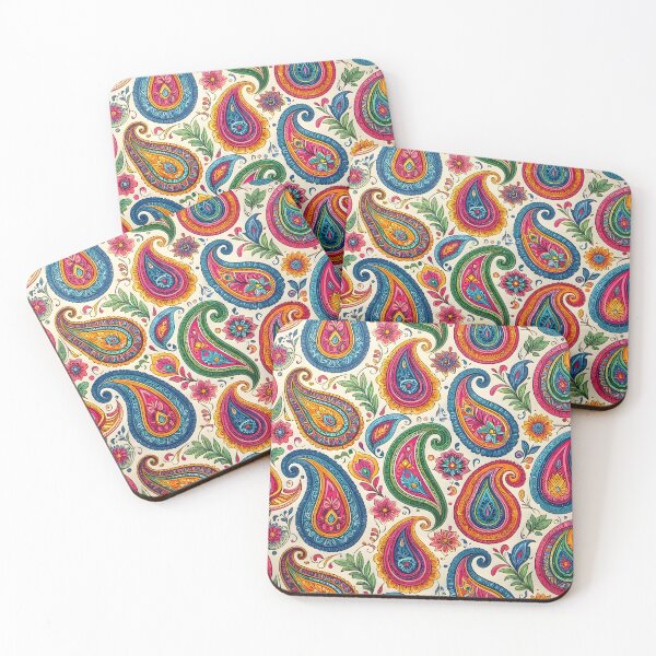 Item preview, Colorful Psychedelic Paisley Pattern designed and sold by Sybille-Yates.