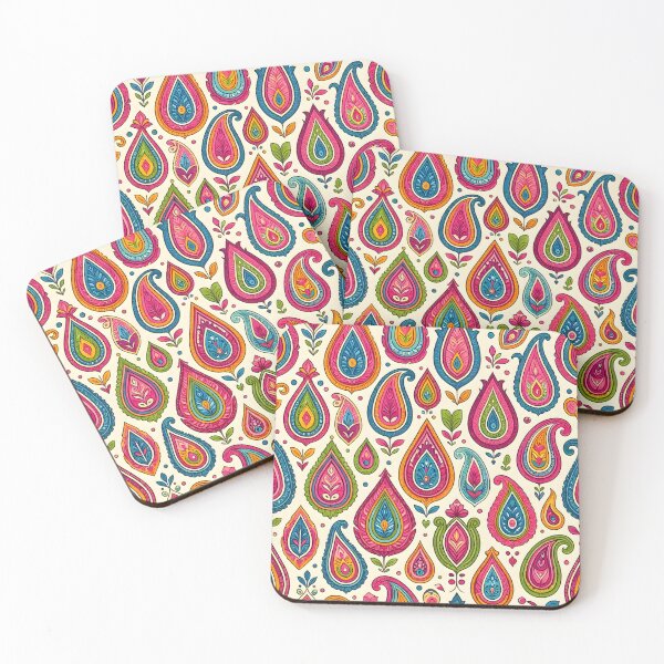 Item preview, Colorful Psychedelic Paisley Pattern designed and sold by Sybille-Yates.