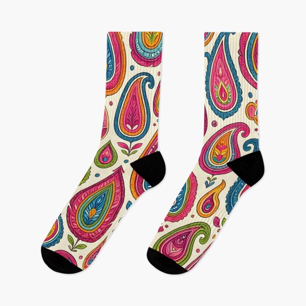 Item preview, Colorful Psychedelic Paisley Pattern designed and sold by Sybille-Yates.