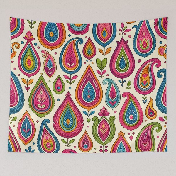 Item preview, Colorful Psychedelic Paisley Pattern designed and sold by Sybille-Yates.