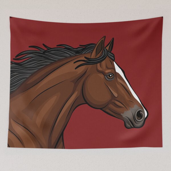 Item preview, The head of the Afghan Horse with a bay coat designed and sold by Cheval-de-coeur.