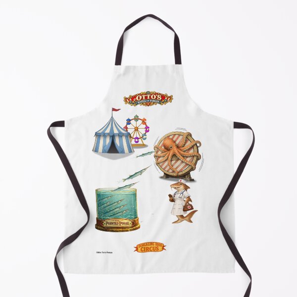 Item preview, Otto's Wheel of Danger: Vintage Circus Animal Parody designed and sold by MissTerryWoman.