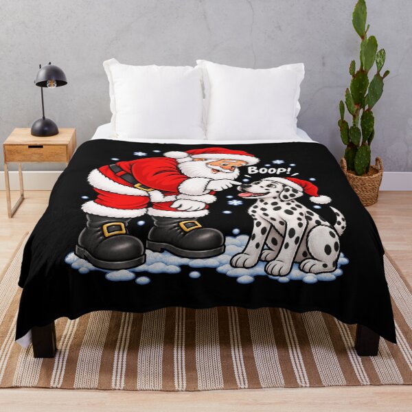 Item preview, Funny Dalmatian Dog Santa Boop Merry Chirstmas Mom Dad designed and sold by rafaeltto.