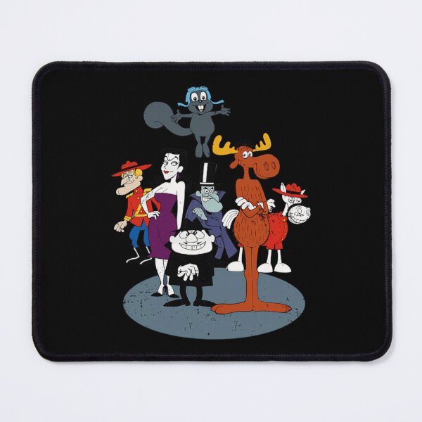 Item preview, Rocky And Bullwinkle Cartoon Characters Group Design designed and sold by MichaelReed-Art.
