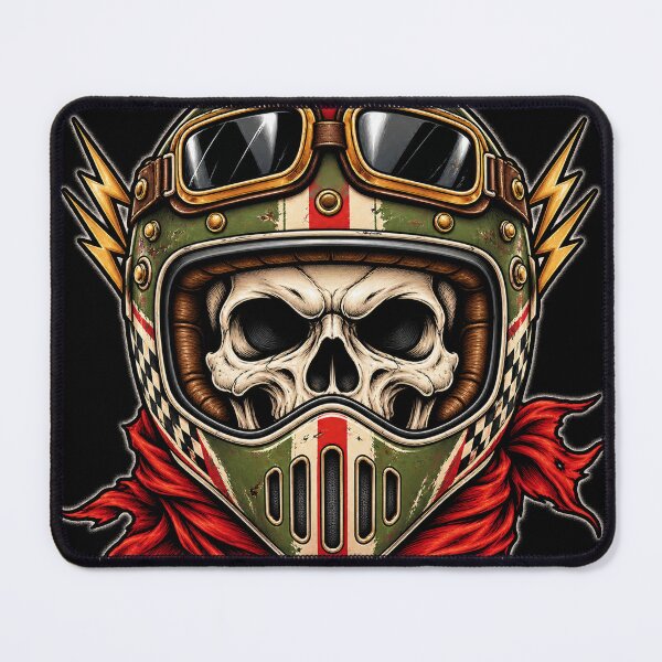 Item preview, Vintage Motorcycle Helmet Skull Art designed and sold by THAT-ONE-TEE.