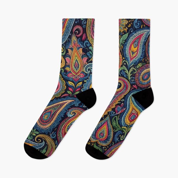 Item preview, Colorful Psychedelic Paisley Pattern designed and sold by Sybille-Yates.