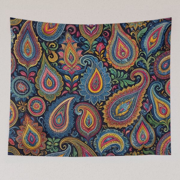 Item preview, Colorful Psychedelic Paisley Pattern designed and sold by Sybille-Yates.