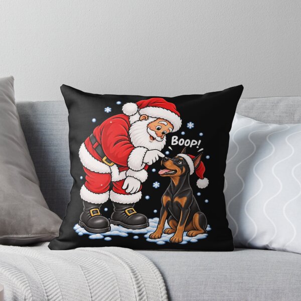 Item preview, Funny Doberman Pinscher Dog Santa Boop Merry Chirstmas Mom Dad designed and sold by rafaeltto.
