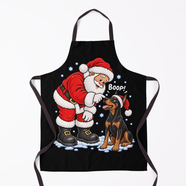 Item preview, Funny Doberman Pinscher Dog Santa Boop Merry Chirstmas Mom Dad designed and sold by rafaeltto.