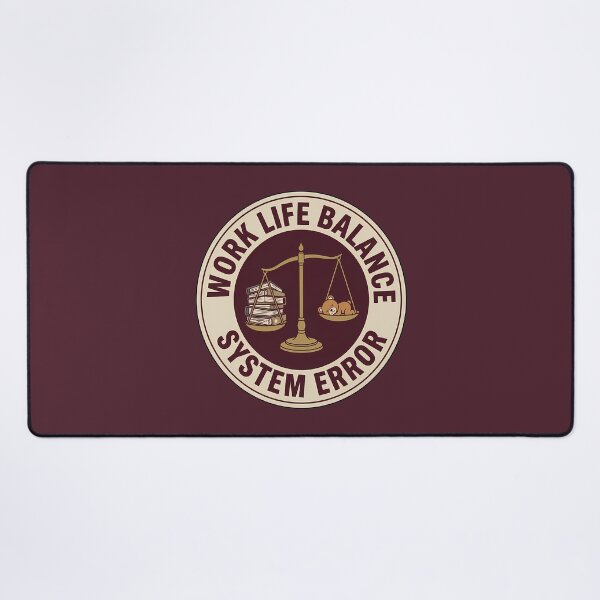 Item preview,  Sarcastic Work Life Balance System Error Badge designed and sold by DripCultureLab.