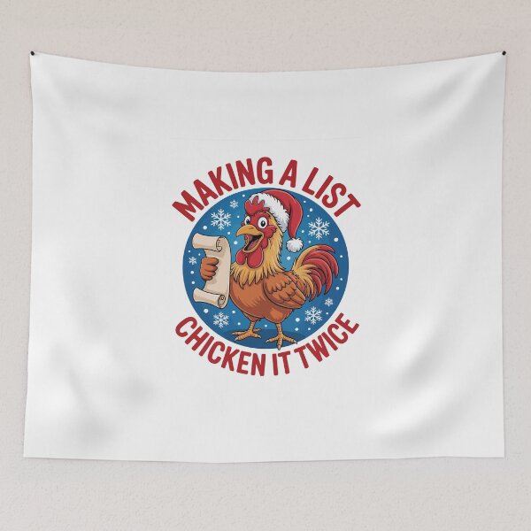 Item preview,  Making A List Chicken It Twice designed and sold by jkrphoto.