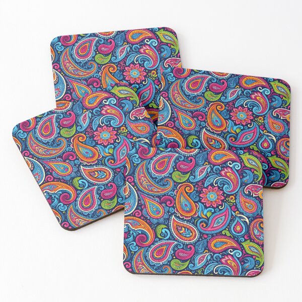 Item preview, Colorful Psychedelic Paisley Pattern designed and sold by Sybille-Yates.