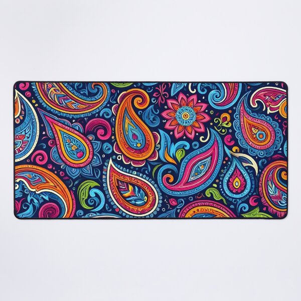 Item preview, Colorful Psychedelic Paisley Pattern designed and sold by Sybille-Yates.