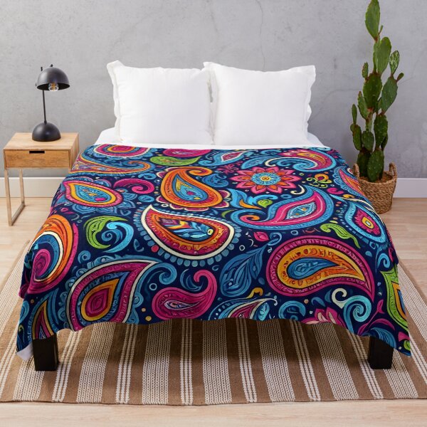 Item preview, Colorful Psychedelic Paisley Pattern designed and sold by Sybille-Yates.