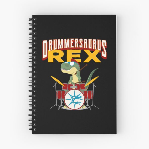 Item preview, Drummersaurus Rex Funny Dinosaur Drummer Design designed and sold by MichaelReed-Art.