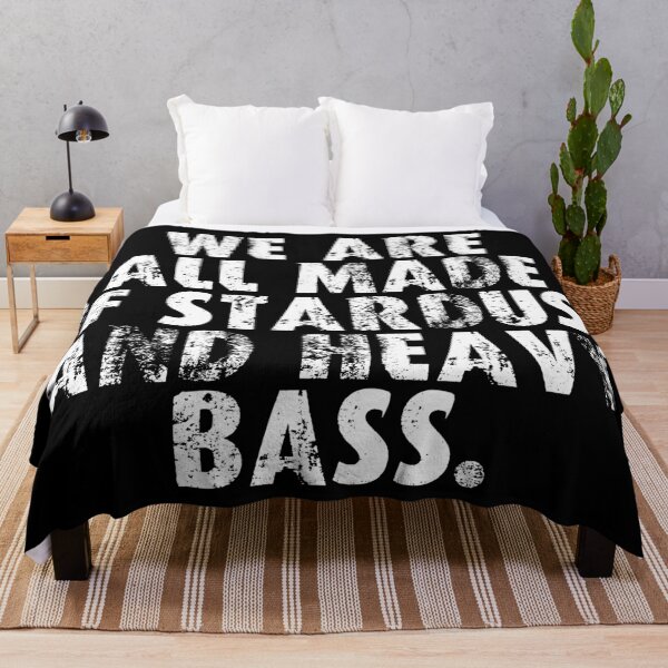 Item preview, we are all made of stardust and heavy bass (white) designed and sold by SamClubwear.