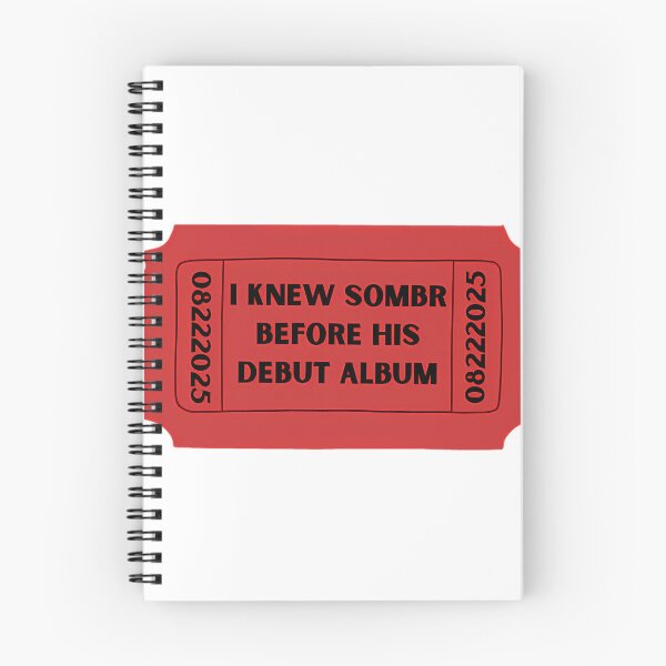 Item preview, I Knew Sombr Before His Debut Album designed and sold by GarlandThie.
