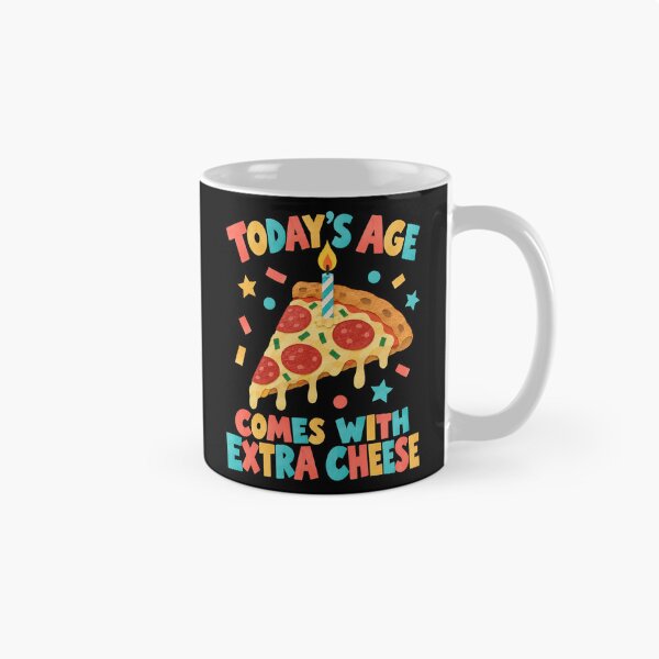 Item preview, Extra Cheese Pizza Birthday Celebration Graphic designed and sold by Katalice Design.