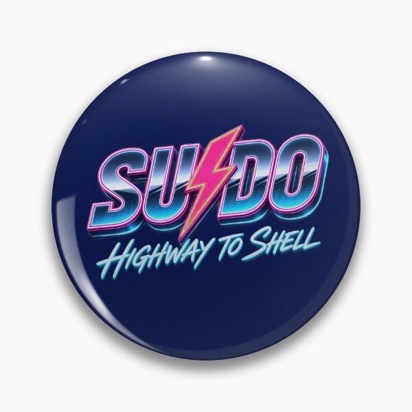 Item preview, Highway To Shell Sudo Linux Terminal Pun designed and sold by skylamosby.