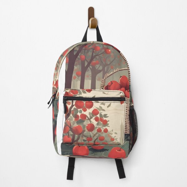Item preview, Apple Orchard with Basket of Red Apples designed and sold by ChromaLens.