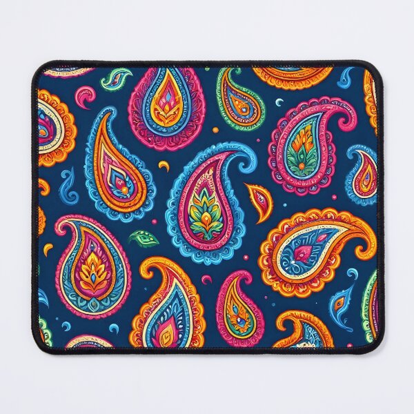 Item preview, Colorful Psychedelic Paisley Pattern designed and sold by Sybille-Yates.