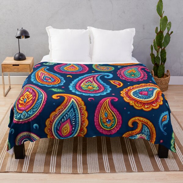 Item preview, Colorful Psychedelic Paisley Pattern designed and sold by Sybille-Yates.