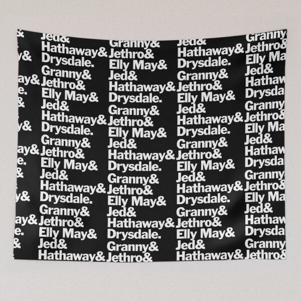 Item preview, The Beverly Hillbillies Names designed and sold by darklordpug.