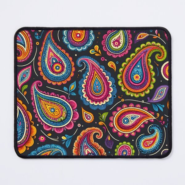 Item preview, Colorful Psychedelic Paisley Pattern designed and sold by Sybille-Yates.