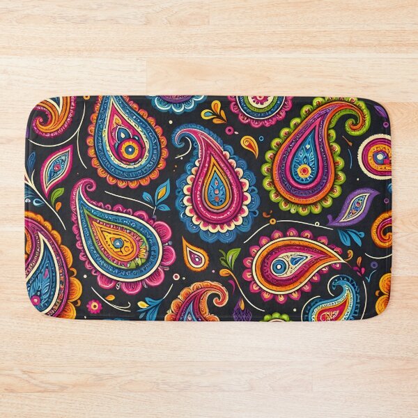 Item preview, Colorful Psychedelic Paisley Pattern designed and sold by Sybille-Yates.