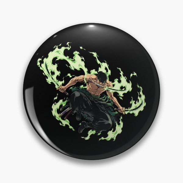 Item preview, Roronoa Zoro Green Flame designed and sold by Still101Jamars.