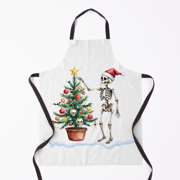Item preview, Gothic Christmas Skeleton Shirt Design | Spooky Santa Skeleton and Decorated Tree | Dark Holiday Art designed and sold by LivingFullofFun.