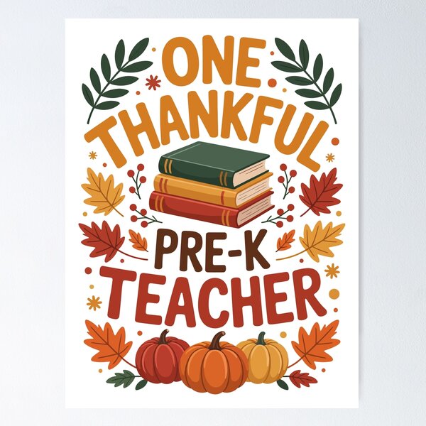 Item preview, ONE THANKFUL PRE-K TEACHER designed and sold by jkrphoto.
