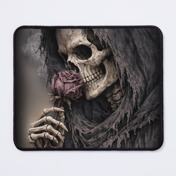 Item preview, Death smelling a rose - Halloween - Day off designed and sold by Code6Coffee.